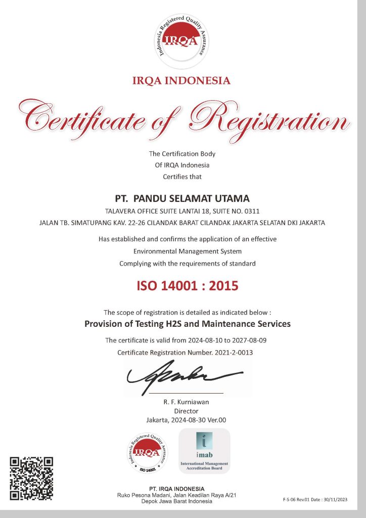 certificate iso 9001 14001 45001 2024 to 2027 page 1